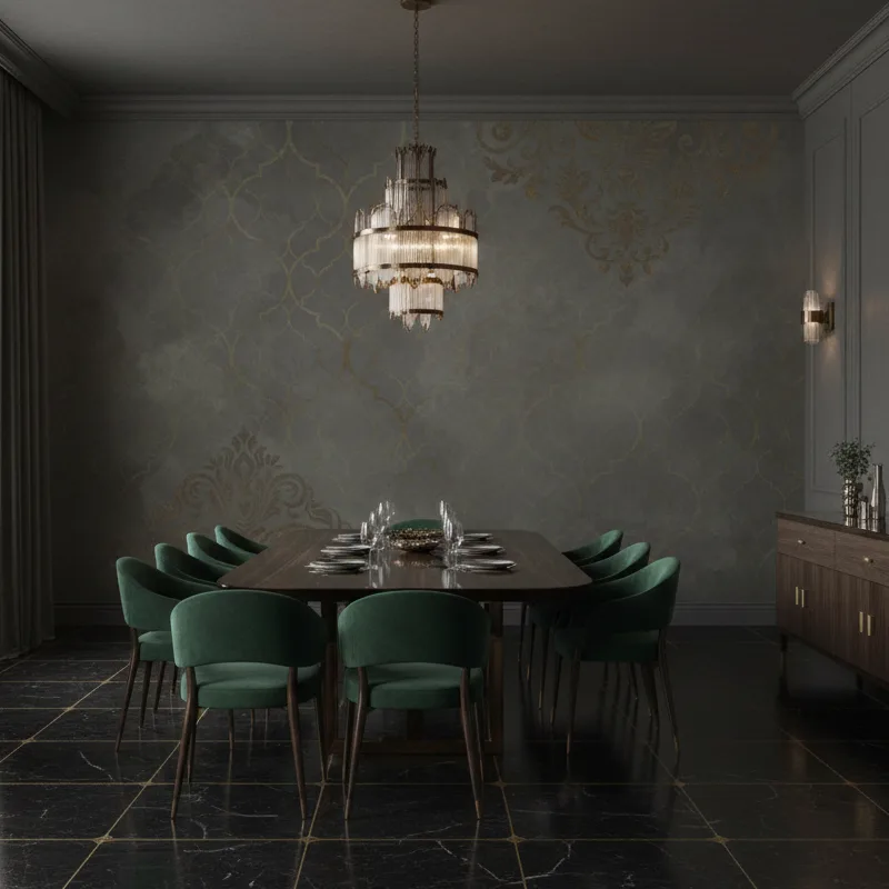 Dark Damask