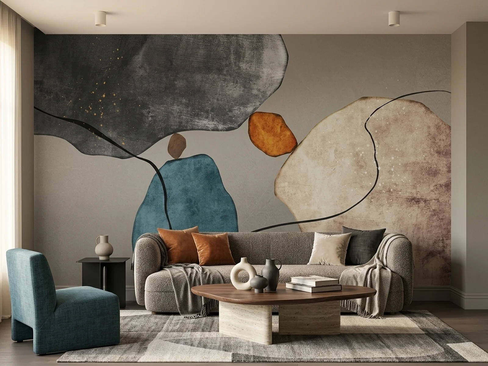 Abstract Shapes im Raum