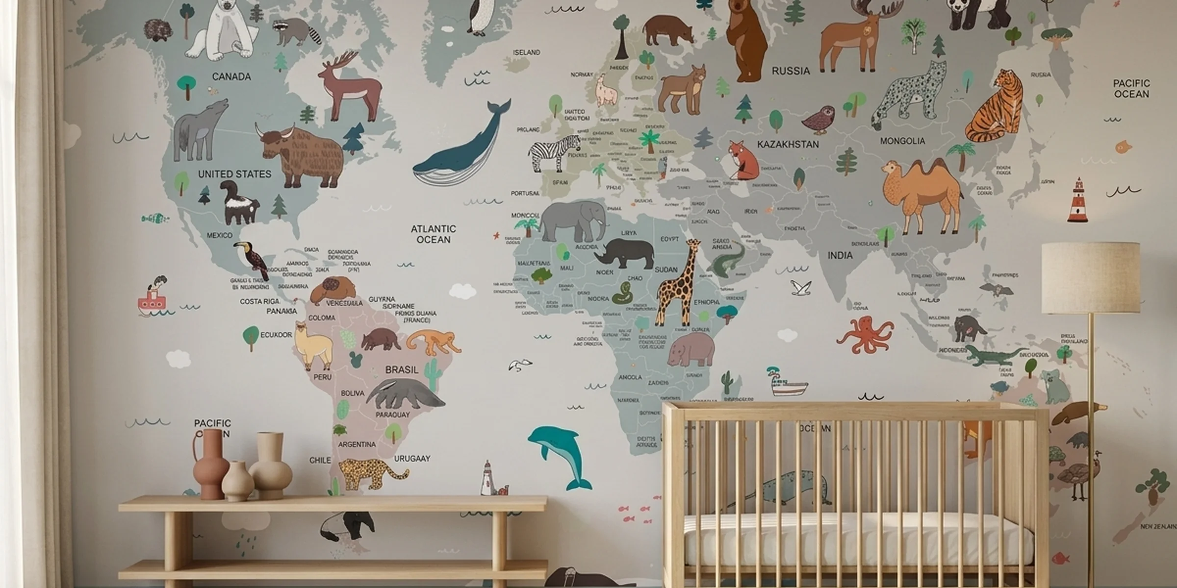 Animal World Map 2