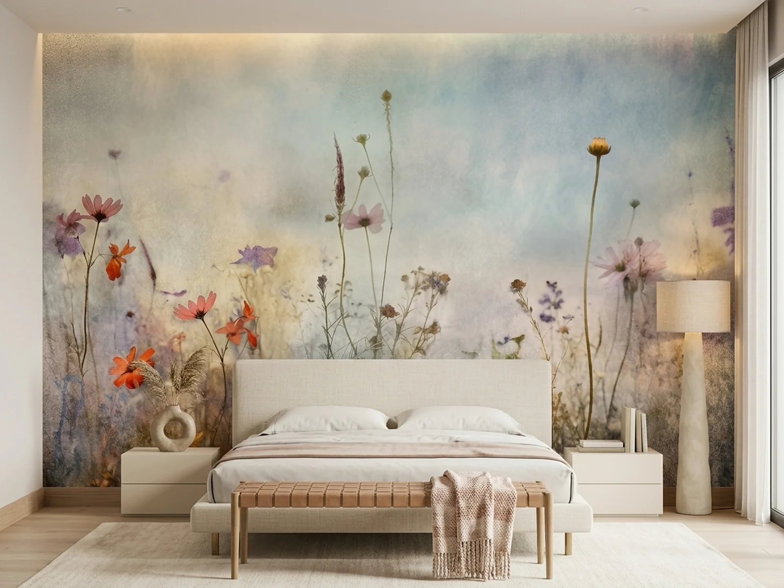 Delicate Wildflowers im Raum