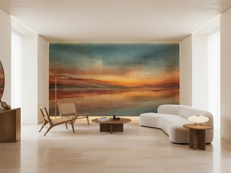 Ethereal Dusk Canvas im Raum