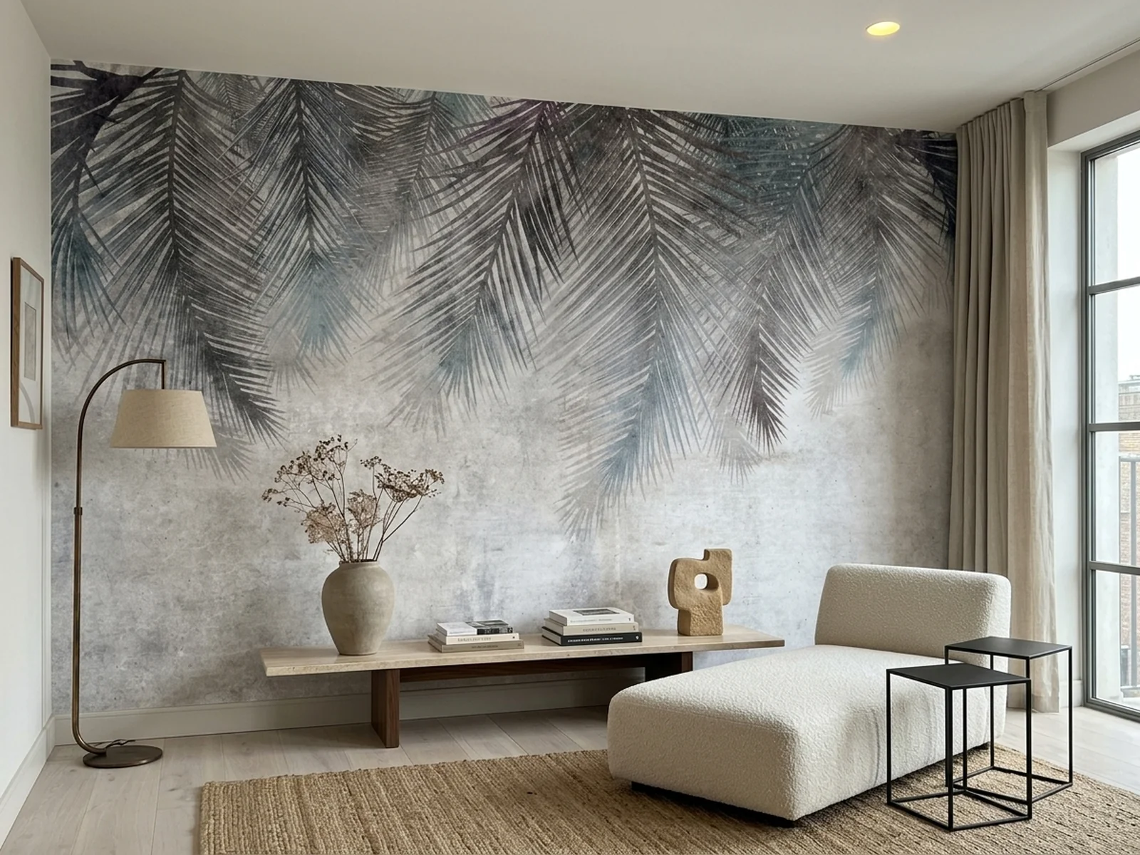 Ethereal Palm Art im Raum