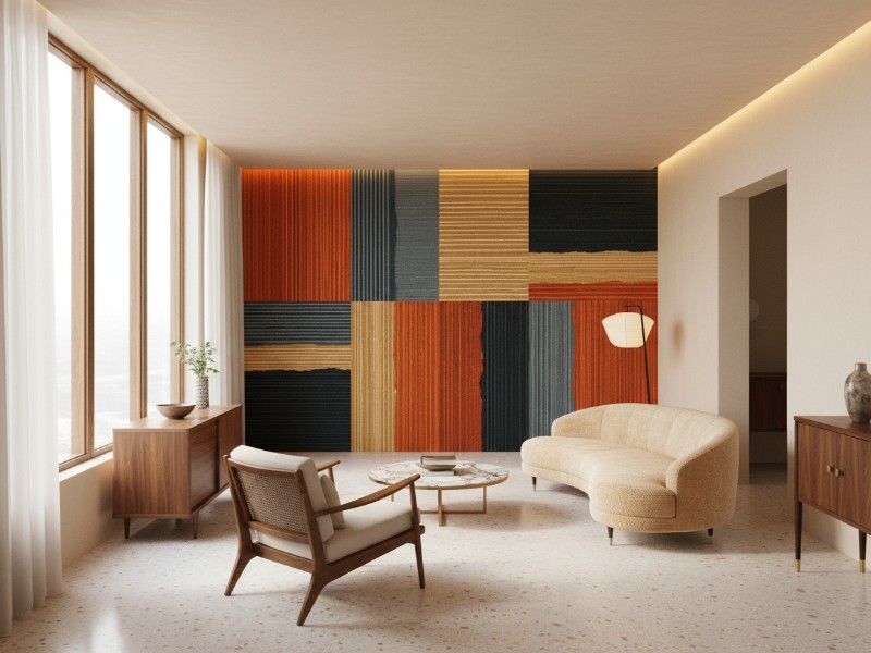 Geometric Textile Fusion im Raum