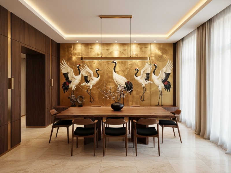Golden Cranes Dynasty im Raum