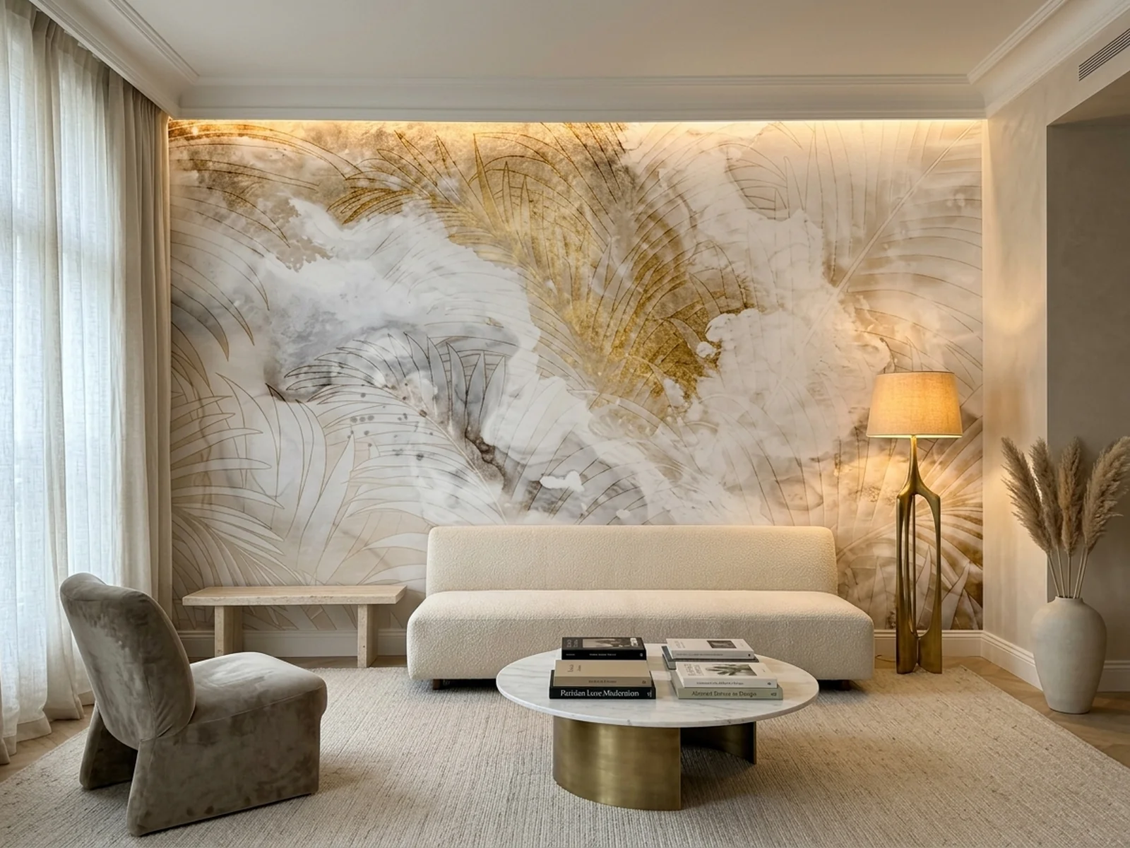 Golden Palm Dream im Raum