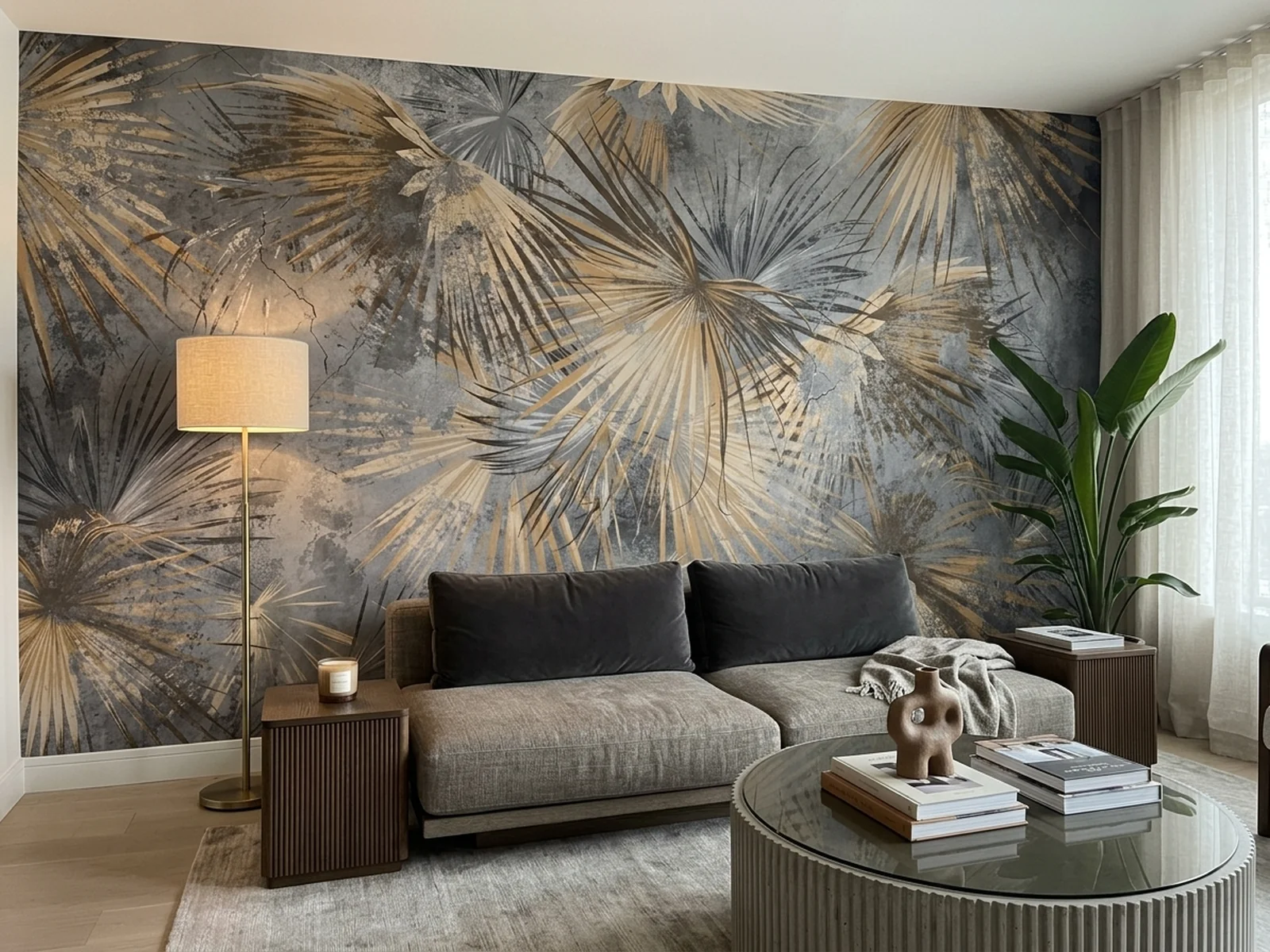 Golden Palm Dreams im Raum