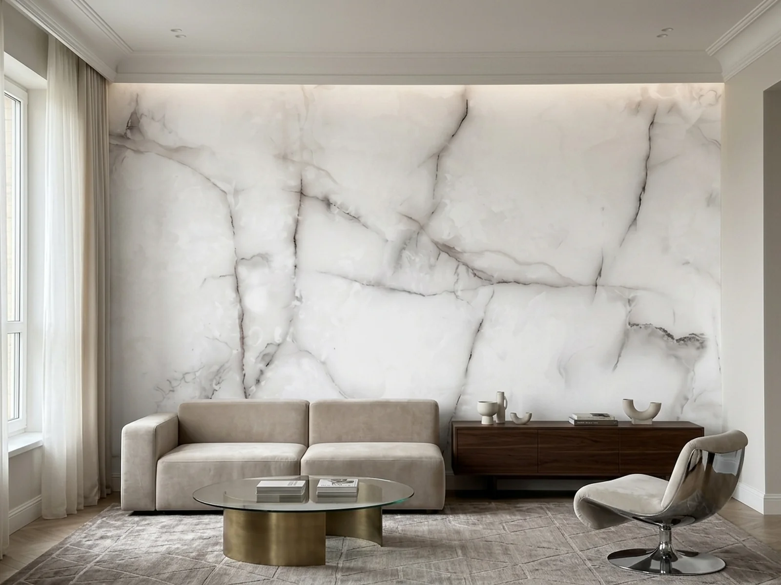 Marble Elegance im Raum