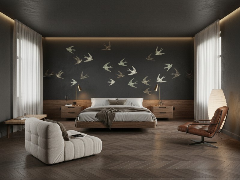 Midnight Swallows im Raum