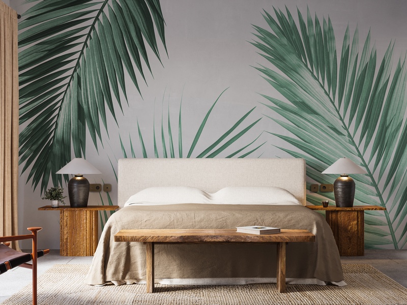 Tropical Leaves im Raum