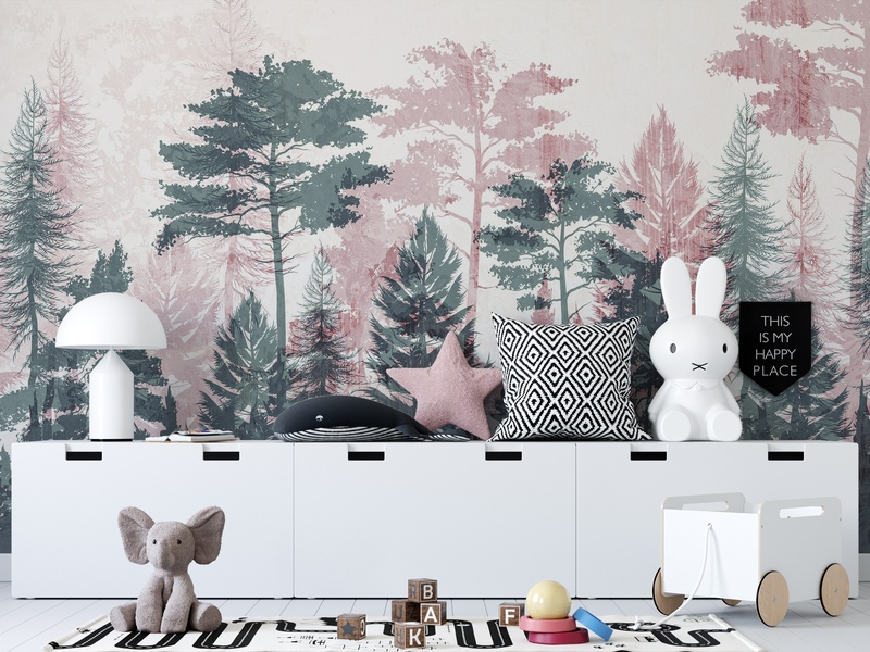 Forest Silhouette - Roza in the interior