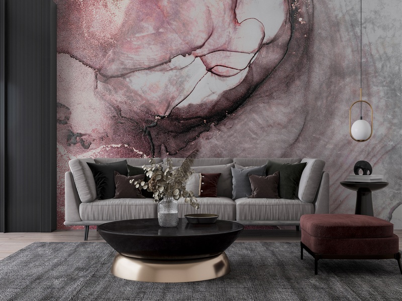 Crimson Marble - Crvena im Raum