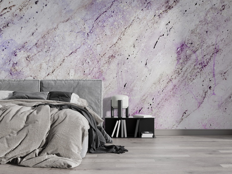 Luxe Stone - Ljubičasta im Raum