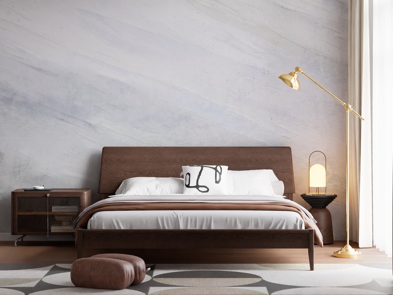Soft Veil Marble - Plava im Raum