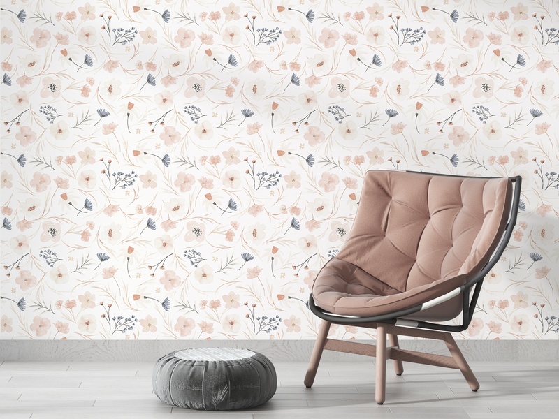 Delicate Floral Elegance im Raum