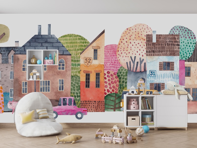 Colorful Village im Raum