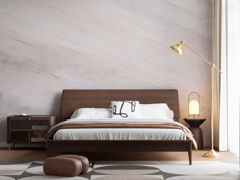 Soft Veil Marble - Roza im Raum