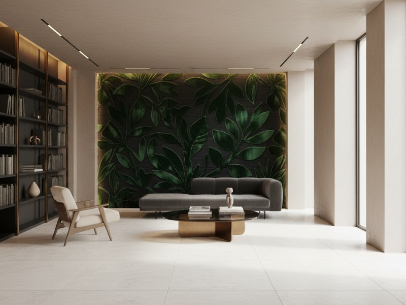 Velvet Foliage in the interior