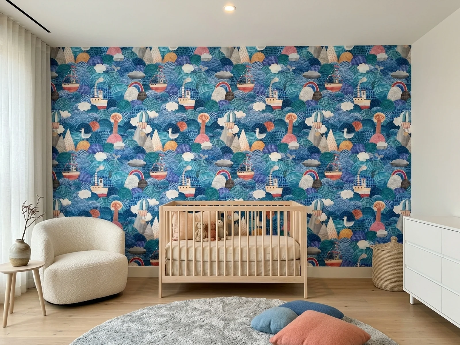 Whimsical Ocean im Raum